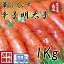 お得! 期間限定価格送料無料 辛子明太子1kg(1本約7cm)明太子 めんたいこ メンタイコ たらこ タラコ tarako 魚卵 たらのこ お歳暮 お中元 正月 贈り物 プレゼント ごはん パスタ おつまみ 5,480円