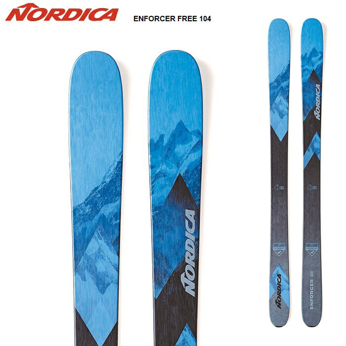 Nordica ノルディカ スキー板 ENFORCER FREE 104 板単品 22-23 モデル