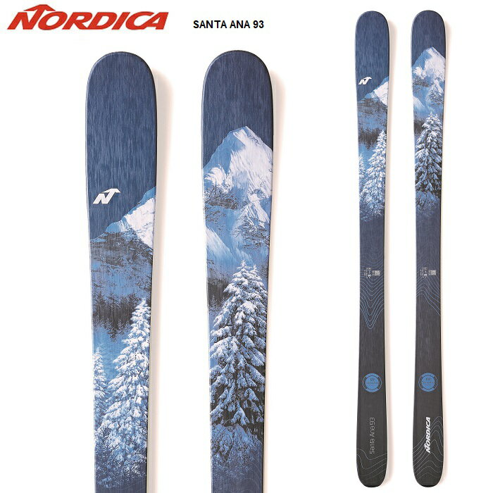 Nordica ノルディカ スキー板 板単品 レディース ALL MOUNTAIN / FREESKI SANTA ANA 93 ◆LENGTH / SIDECUT(mm) / RADIUS(m) 151cm / 124.5-93-111.5 / 13.3 158cm / 125-93-112 / 14.4 165cm / 125.5-93-112.5 / 15.5 172cm / 126.5-93-114.5 / 16.1 179cm / 127-93-115.5 / 17.1 ◆SKI CONSTRUCTION Energy TI W ◆camRock All Mountain Rocker Profile ※ご注意※ ・製造過程で細かいキズがつくことがありますが、不良品には該当いたしません。 ・実店舗と在庫を共有しているため、タイミングによって完売となる場合がございます。 ・モニターの発色によって色が異なって見える場合がございます。