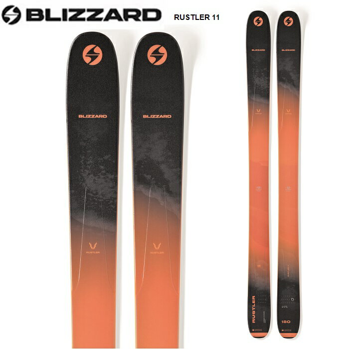 BLIZZARD ブリザード スキー板 板単品 FREERIDE RUSTLER 11 ◆LENGTH / SIDECUT(mm) / RADIUS(m) 164cm / 138.5-112-128.5 / 16 172cm / 139-112-129 / 17.5 180cm / 140-112-130 / 19 188cm / 142-114-132 / 21 192cm / 143-116-133 / 23 ◆WEIGHT(g) 2170g(188cm) ◆CONSTRUCTION ・Sandwich Compound Sidewall ・Dynamic Release Technology ◆ROCKER Rocker-Camber-Rocker ◆Core + Key materials ・Isocore ・Poplar ・Beech ・Balsa ・Pawlonia ※ご注意※ ・製造過程で細かいキズがつくことがありますが、不良品には該当いたしません。 ・実店舗と在庫を共有しているため、タイミングによって完売となる場合がございます。 ・モニターの発色によって色が異なって見える場合がございます。