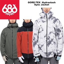 686 シックスエイトシックス ウェア GORE-TEX Hydrastash Sync Jacket 22-23 モデル (2023) スノーウェア スキー スノーボード