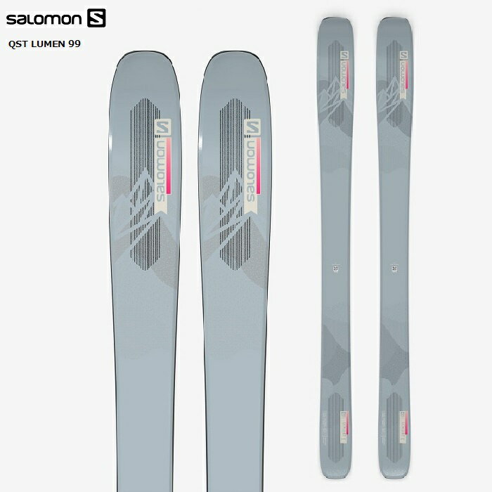 SALOMON サロモン スキー板 QST LUMEN 99 板単品 〈21/22モデル〉 レディース