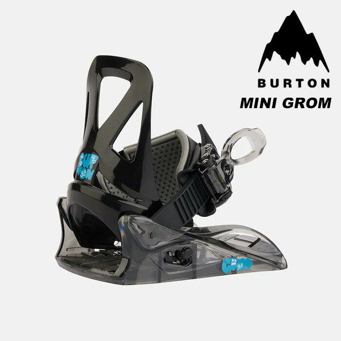 BURTON バートン スノーボード ビンディング MINI GROM BLACK 23-24 モデル キッズ