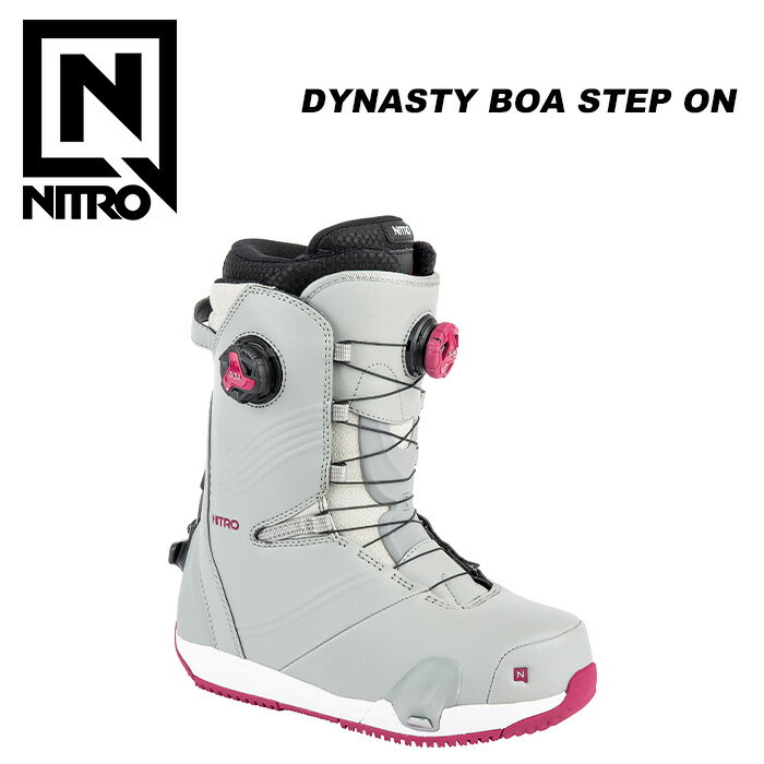 楽天F.JANCK　楽天市場店NITRO ナイトロ スノーボード ブーツ DYNASTY BOA STEP ON Iron-Wine 23-24 レディース