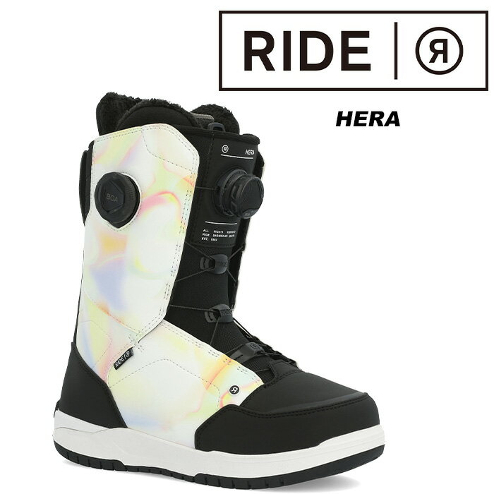 HERA COLOR：　AURA SIZES 5, 5.5, 6, 6.5, 7, 7.5, 8, 8.5, 9, 9.5, 10, 11 Stability, comfort and performance made The Hera come to life Feel 5 Description The Hera blends performance, comfort, and durability. At home anywhere on the mountain, you won't be disappointed in the Hera. Fitted with our Intuition Support Foam Liner and the H4 BOA Coiler Fit System, it provides a uniform fit while the BOA Tongue Tied Fit System delivers a secure fit in the ankle and eliminates the need for a traditional harness. C.A.T. technology allows for a custom fit in the calf zone for increased comfort while durable rubber Jade Plus Sole with +Slime Heel Pod provides cushioning and traction in all terrain. The Hera is a medium flexing boot designed for all-mountain performance. Construction Features Shell: 1:1 Lasting, Jade Last, IN2GRATED, Articulated Cuff C.A.T. System, Heat Reflective Foil Impact Rubber Cupsole, +Slime Midsole H4 BOA Coiler Fit System, BOA Tongue Tied Fit System, BOA TX3 Lace, The Closer Liner: Center Tongue Liner, Internal J Bars Intuition Support Foam Liner, Black Gold Liner Mesh Impacto Ultra Insole ※ご注意※ ・製造過程で細かいキズがつくことがあります。ご了承ください。 ・実店舗と在庫を共有しているため、タイミングによって完売となる場合がございます。 ・モニターの発色によって色が異なって見える場合がございます。
