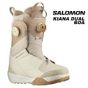 SALOMON サロモン スノーボード ブーツ NATURAL KIANA DUAL BOA NATURAL Natural/Cement/Almond Milk 23-24 モデル