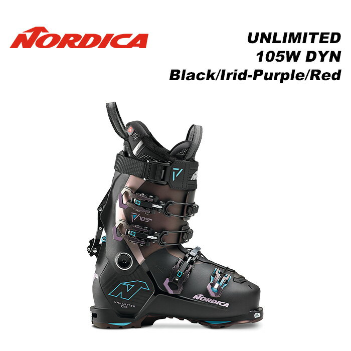 Nordica ノルディカ スキーブーツ TOURING UNLIMITED 105W DYN Black/Irid-Purple/Red size range: 22,0-27,5 ※ご注意※ ・製造過程で細かいキズがつくことがありますが、不良品には該当いたしません。 ・実店舗と在庫を共有しているため、タイミングによって完売となる場合がございます。 ・モニターの発色によって色が異なって見える場合がございます。