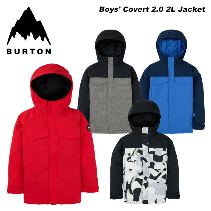 BURTON バートン ウェア Boys' Covert 2.0 2L Jacket 23-24(2024)モデル ジュニア ジャケット