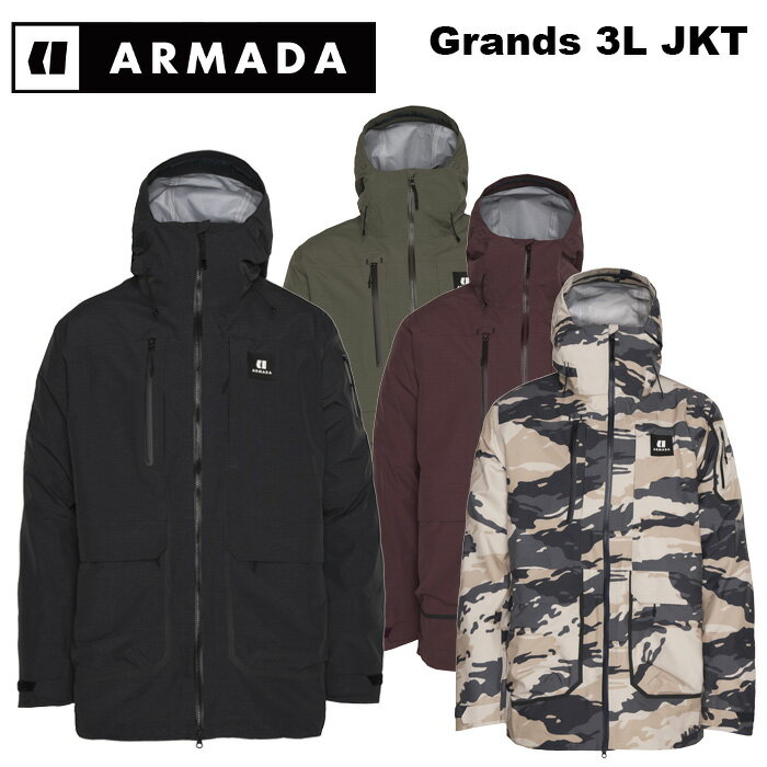 ARMADA アルマダ ウェア Grands 3L JKT 23-24(2024)モデル ジャケット