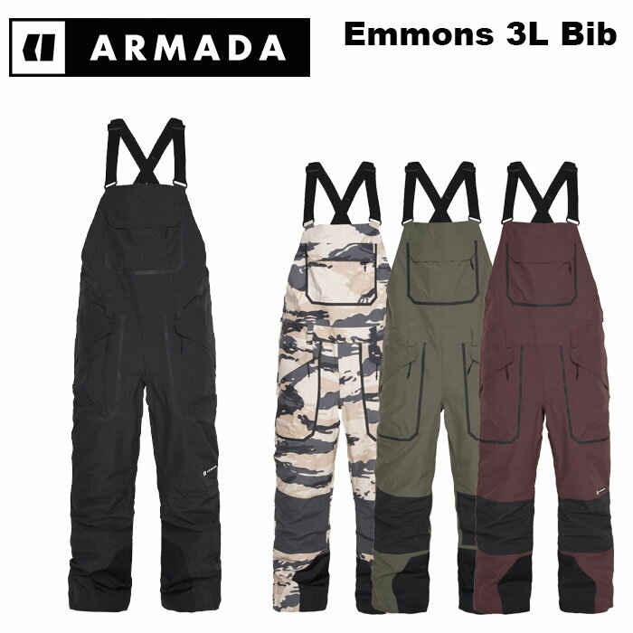 ARMADA アルマダ ウェア Emmons 3L Bib 23-24(2024)モデル パンツ