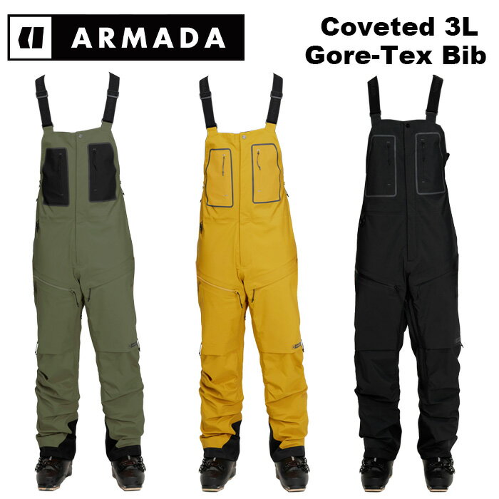 ARMADA アルマダ ウェア Coveted 3L Gore-Tex Bib 23-24 2024 モデル パンツ