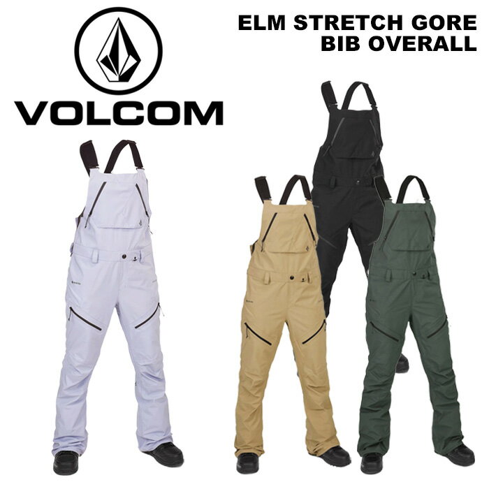 VOLCOM ボルコム ウェア ELM STRETCH GORE BIB OVERALL 23-24(2024)モデル パンツ