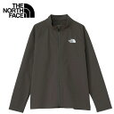 子供用 THE NORTH FACE【SS25・NTJ12564-L/S SUNSHADE F/Z J-NT(ニュートープ)】ノースフェイス サンシェイドフルジップ キッズ ジュニア 紫外線対策