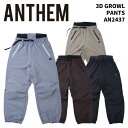 ANTHEM【AN2437・3D GROWL PANTS】アンセム 3Dグロウルパンツ スノーボードウェア 24-25モデル