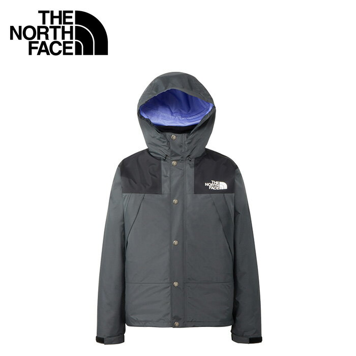THE NORTH FACE【SS25・NP12333-MT RAINTEX JACKET-BA(ブラックxアスファルトグレー)】ノースフェイス マウンテンレインテックスジャケット GORE-TEX 雨具 レインウェア