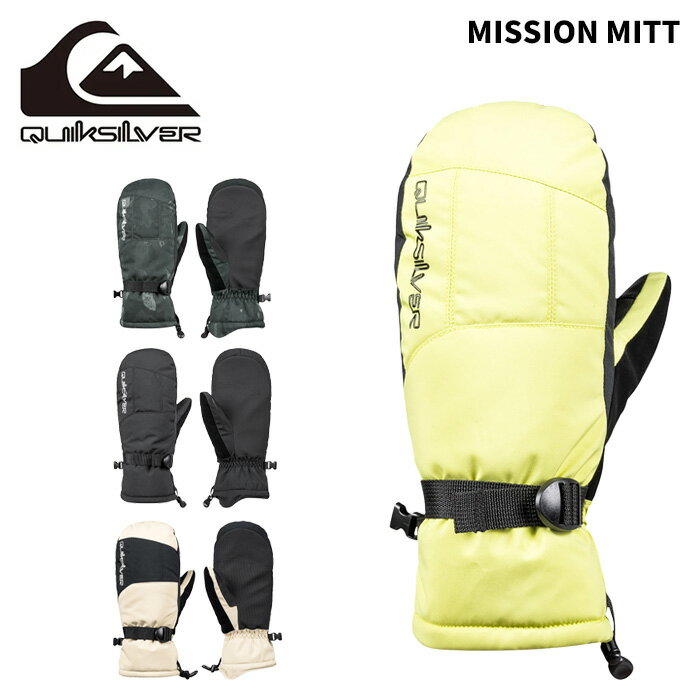 MISSION MITT Colors: GEL0, KRP3, KVJ0, TKA0 Sizes: S, M, L 10,000mm耐水機能がしっかり雪をガードするミトン型は、グローブ内部が冷えにくく寒がりなライダーにおすすめです。雪の侵入を防ぐリストベルトは、フィット調節が簡単。 表地:100%リサイクルポリエステル (SOLID)、リサイクル素材混紡 100%ポリエステル (PRINT) PFC FREE DWR加工 撥水PUレザーパーム 裏地:マイクロフリース インサレーション:Quiksilver WarmFlight&reg; Eco [170g] 機能:DryFlight&reg;防水インサート ロングフィット リストアジャスター 片手で調節可能なカフスアジャスター 親指に鼻・ゴーグル拭きパネル リーシュコード ※ご注意※ ・製造過程で細かいキズがつくことがあります。ご了承ください。 ・実店舗と在庫を共有しているため、タイミングによって完売となる場合がございます。 ・モニターの発色によって色が異なって見える場合がございます。