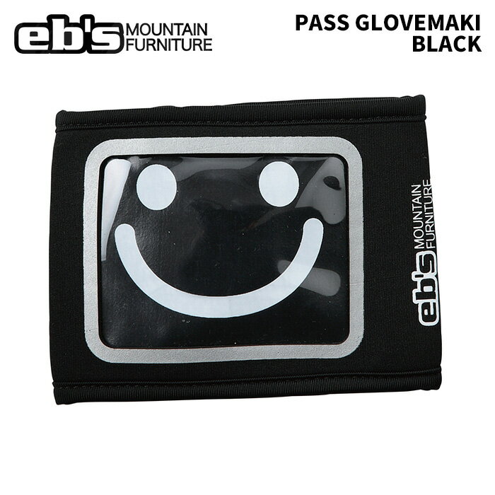 eb's エビス PASS GLOVEMAKI BLACK パス グローブマキ パスケース 25-26モデル