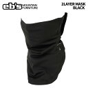 eb's エビス 2LAYER MASK BLACK 2レイヤーマスク マスク 25-26モデル
