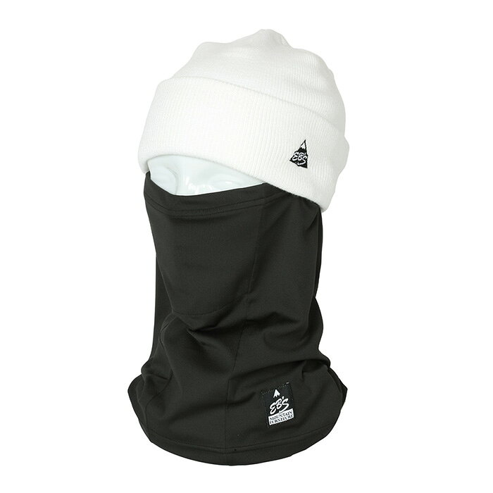 F.JANCK 楽天市場店のeb's エビス NECK GAITER BLACK ネックゲイター マスク 25-26モデル｜アングル3