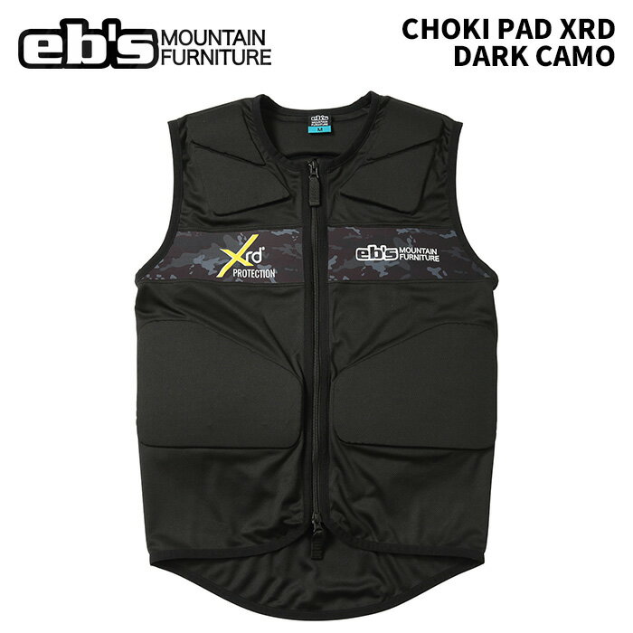 eb's エビス CHOKI PAD XRD DARK CAMO チョッキパッドXRD プロテクタートップス 25-26モデル