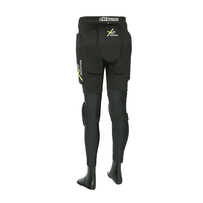 F.JANCK 楽天市場店のeb's エビス HIP DEFENDER LONG XRD BLACK ヒップディフェンダーロングXRD プロテクターボトムス 25-26モデル｜アングル2