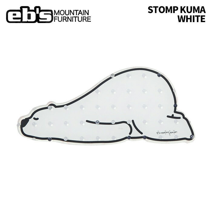 eb's エビス STOMP KUMA WHITE ストンプ クマ デッキパッド 25-26モデル