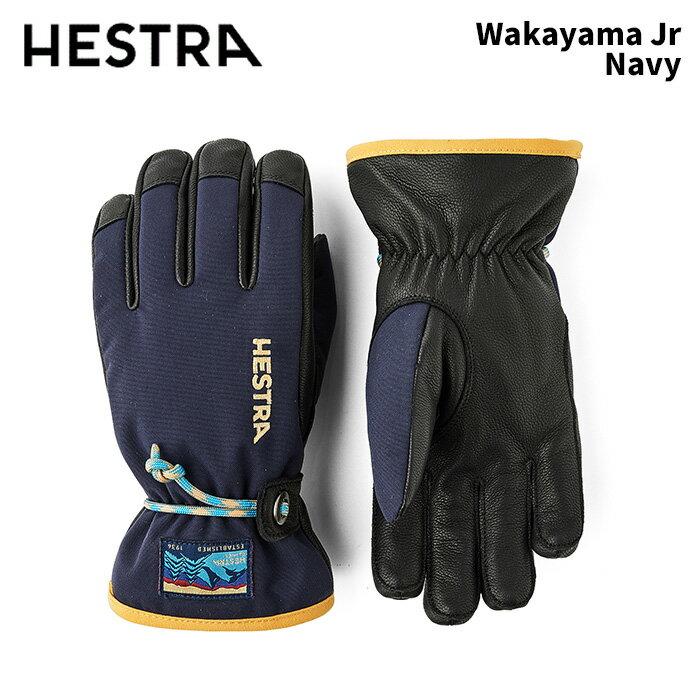 【model】 Wakayama Jr 【color】 280 Navy 【size】 3, 4, 5, 6, 7 【material】 Palm: Impregnated goat leather Backhand: Hestra Triton polyamide Insulation: G-Loft Lining: Removable Bemberg polyester Features: Hand cuffs ※ご注意※ ・製造過程で細かいキズがつくことがあります。ご了承ください。 ・実店舗と在庫を共有しているため、タイミングによって完売となる場合がございます。 ・モニターの発色によって色が異なって見える場合がございます。