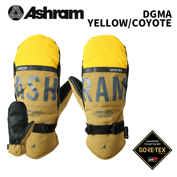 ASHRAM DGMA YELLOW/COYOTE ドグマ ASRM24W07 24-25モデル アシュラム グローブ