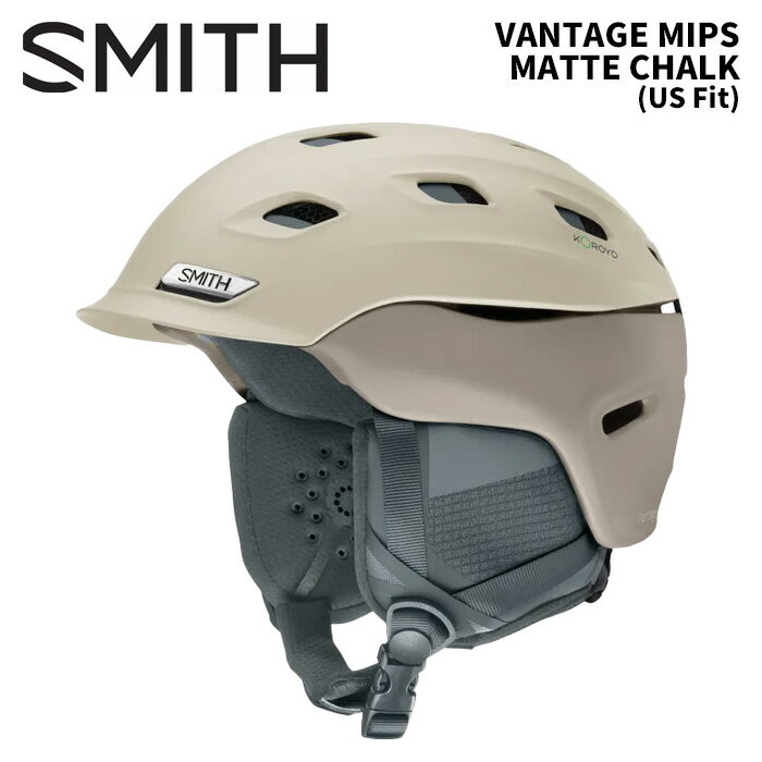 SMITH スミス ヘルメット VANTAGE MIPS MATTE CHALK (US Fit) 24-25 モデル