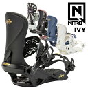 NITRO ナイトロ スノーボード ビンディング IVY 24-25 モデル レディース レディス 女性用