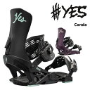 YES イエス スノーボード ビンディング Conda 24-25 モデル WOMENS
