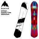 BURTON バートン スノーボード 板 Unisex Family Tree Alekesam 24-25 モデル