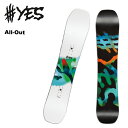 YES イエス スノーボード 板 All-Out 24-25 モデル MENS