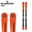 BLIZZARD ブリザード スキー板 WCR ANTHRACITE/ORANGE + TLT10 DEMO ビンディングセット 24-25 モデル