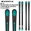 KASTLE ケスレ スキー板 RX 12 GS FACTORY FIS MASTERS + Plate WC PC Interface 10 mm (SOFT...