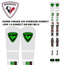 ROSSIGNOL ロシニョール スキー板 SUPER VIRAGE VIII OVERSIZE KONECT + SPX 14 KONECT GW B80 BLACK HOT RED ビンディングセット 24-25 モデル