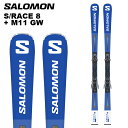 SALOMON サロモン スキー板 S/RACE 8 + M11 GW ビンディングセット 25-26 モデル