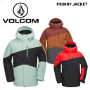 VOLCOM ボルコム ウェア PRIMRY JACKET 24-25(2025)モデル ジャケット