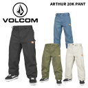 VOLCOM ボルコム ウェア ARTHUR 20K PANT 24-25(2025)モデル パンツ