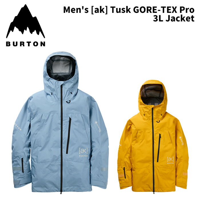 BURTON バートン ウェア Men's [ak] Tusk GORE-TEX Pro 3L Jacket 24-25(2025)モデル ジャケット