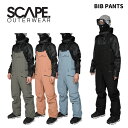 SCAPE エスケープ ウェア BIB PANTS 24-25(2025)モデル パンツ
