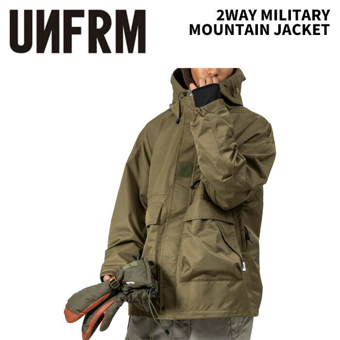UNFRM ユニフォーム ウェア 2WAY MILITARY MOUNTAIN JACKET 24-25モデル ジャケット