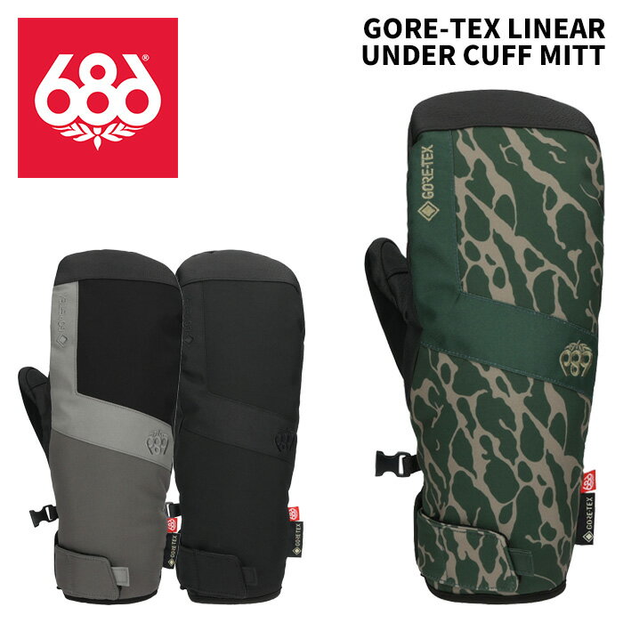 686 シックスエイトシックス グローブ MEN'S GORE-TEX LINEAR UNDER CUFF MITT 25-26モデル