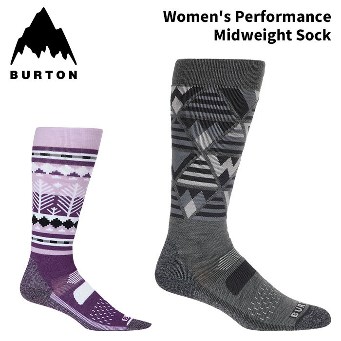 Women's Performance Midweight Sock カラー : Gray-Heather, Snowy-Pines 【プロダクトについて】 ソックス/靴下。 ミッドウェイトのメリノ混紡素材、ふくらはぎにしっかりフィット。 ...