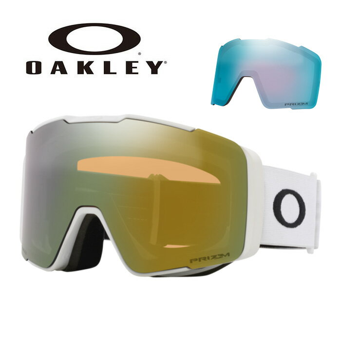 Rakuten - OAKLEY オークリー ゴーグル LINE MINER PRO L ASIA/MATTE WHITE/PRI SAGE GOLD IRI&PRI SAPPHIRE IRI/OO7143A-06