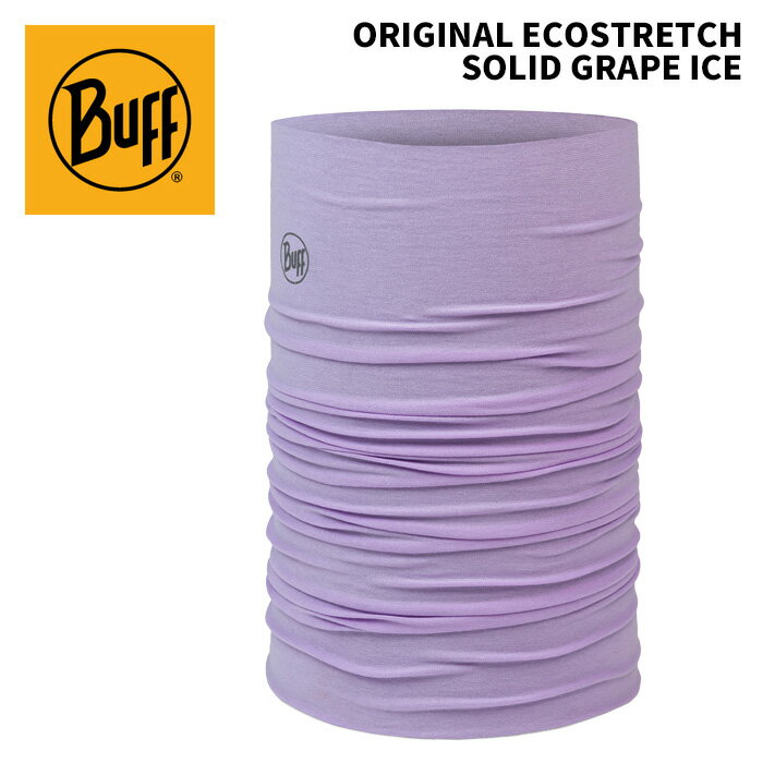 Accessories - BUFF バフ ORIGINAL ECOSTRETCH ネックウォーマー SOLID GRAPE ICE 25-26モデル