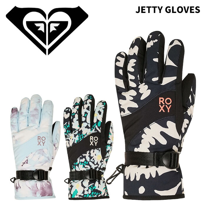 ROXY JETTY GLOVES カラー: KVJ2, BZM3, KVJ6 サイズ: S, M, L ・しっかり雪をガードする10,000mmの撥水・防水性の機能を備えたグローブは、ミトン型に比べて手元の操作性に優れており、快適なライデ...