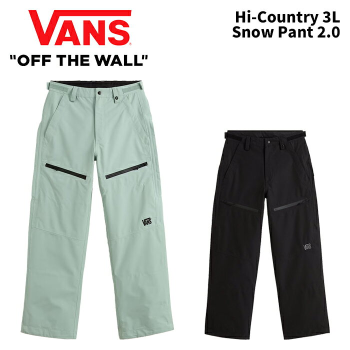 VANS バンズ ウェア Hi-Country 3L Snow Pant 2.0 25-26(2026)モデル パンツ