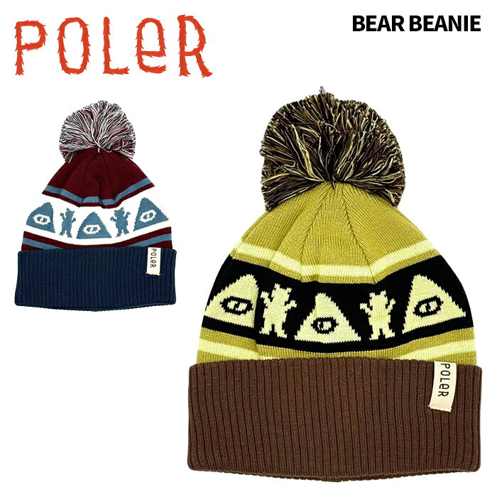 POLER ポーラー ビーニー BEAR BEANIE 25-26モデル