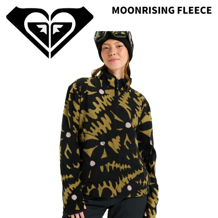 ROXY ロキシー ベースレイヤー ハーフジップトップス MOONRISING FLEECE 25-26モデル レディース